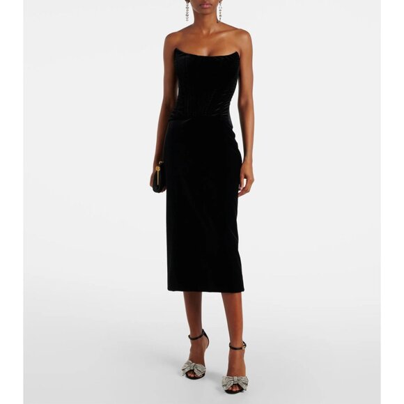 Dolce & Gabbana Keira Bow Sandal in Nero & Crystal 37 With Box womens High Heels - Picture 15 of 15